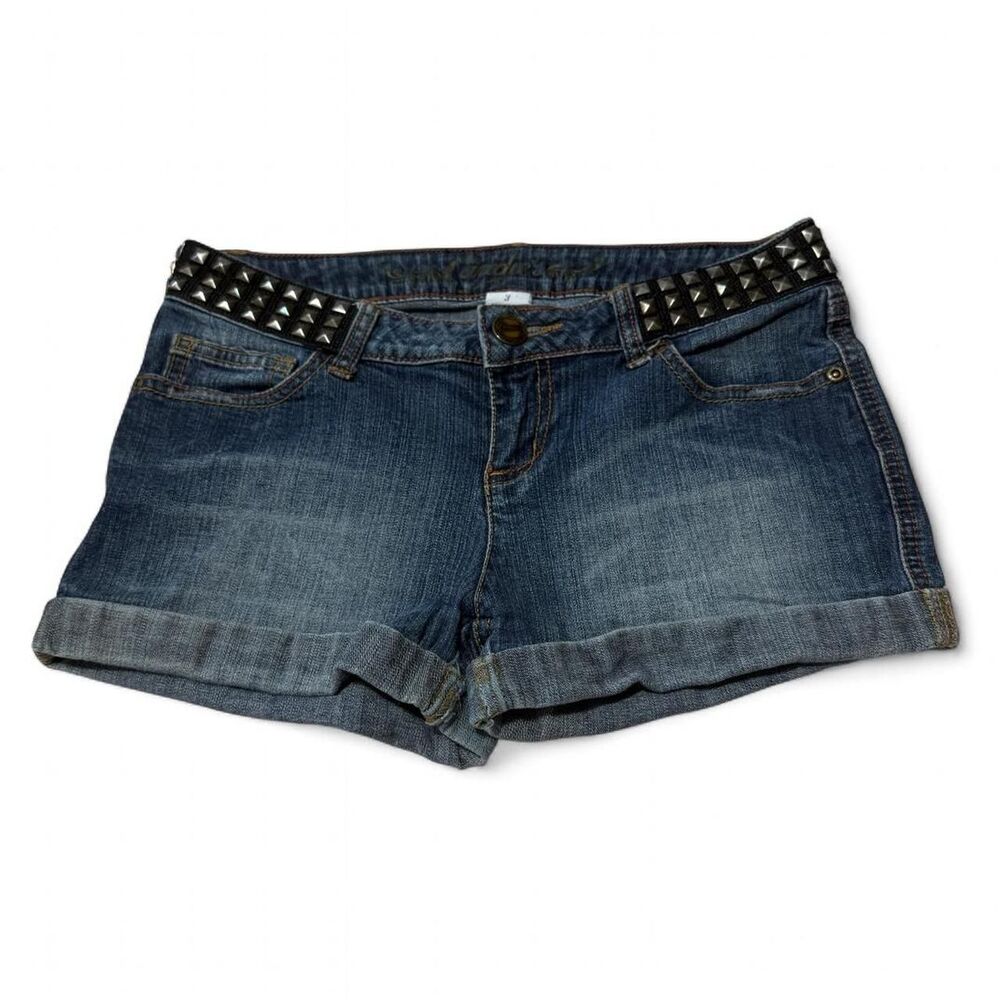 Candie's Y2K Low Rise Studded Denim Shorts Women’s Size 3